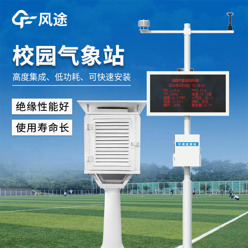 校園氣象觀測站，傳播氣象知識